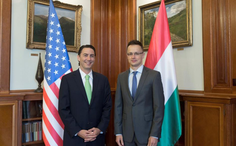 Szijjártó Péter az amerikai külügyminisztérium energiadiplomáciáért felelős helyettes államtitkárával tárgyalt